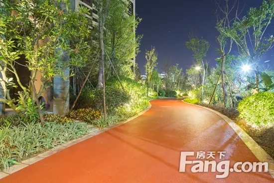 800米环形跑道夜景(实景拍摄)
