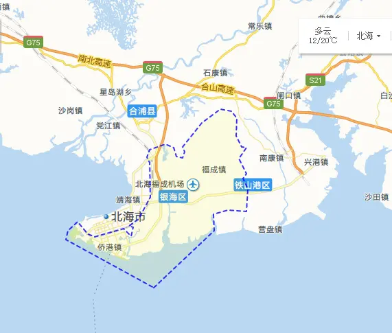 北海市银海区