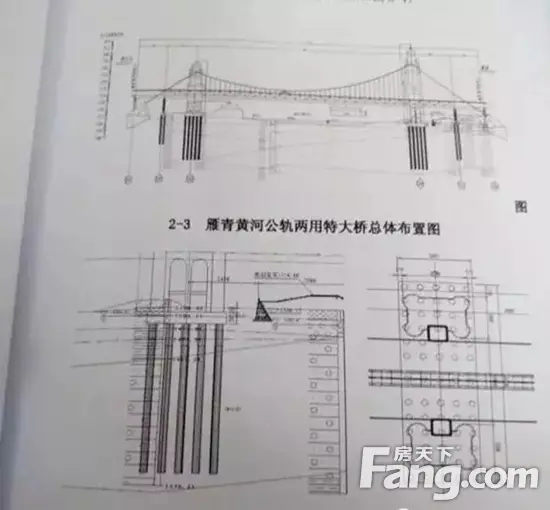 兰州雁青公轨两用黄河特大桥今年即将建修图纸曝光