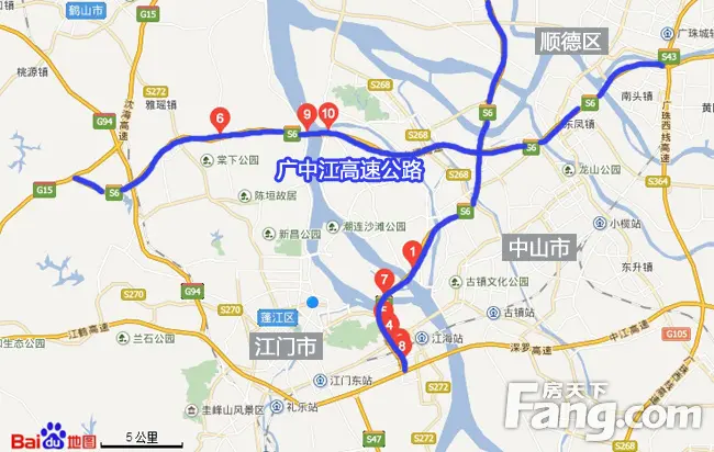 滨江大桥主桥合龙 广中江高速带来什么影响