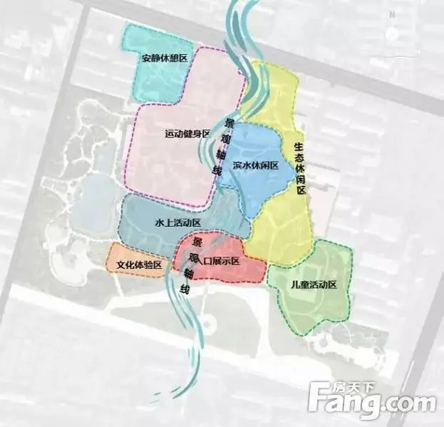 功能分区不明显使得太行公园空间利用率低,一定程度上造成公园局部