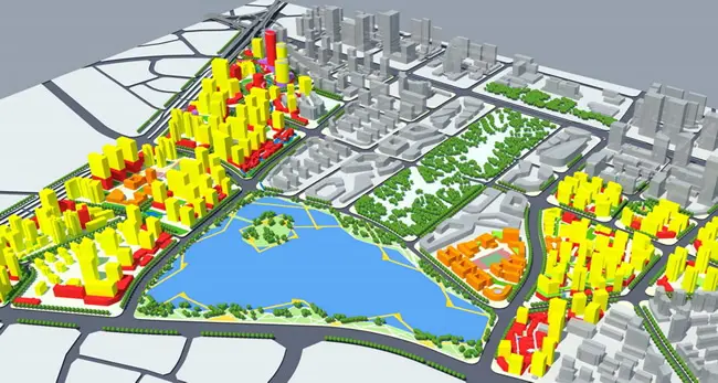 海口红城湖 棚改项目拆除房屋总量过半(多图)