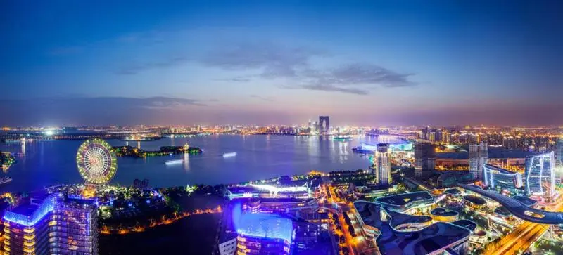集城市金鸡湖景,历史前沿cbd于一体的工业园区,一线推动苏州这座正在宋美龄庐山别墅图片