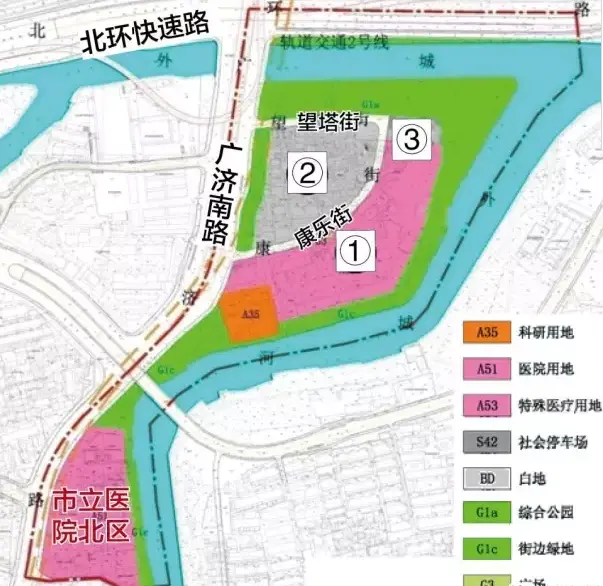 苏州市石路西,市立医院北区,汽车南站附近有规划了!