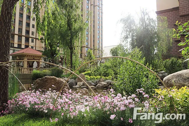 (小区花园景观图)