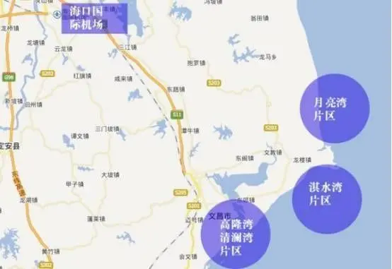 文昌月亮湾,背靠总规划面积86.