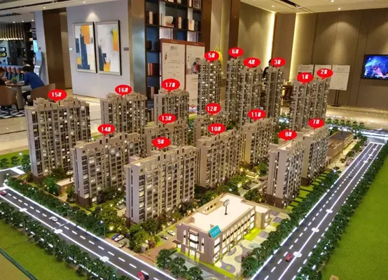 沙盘楼栋图