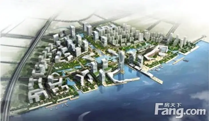 无为城中新区滨水效果图
