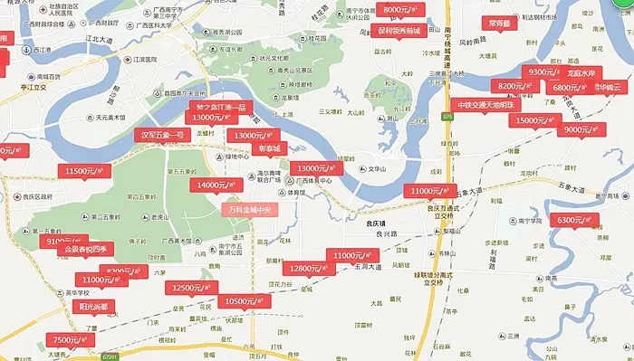 南宁五象在推住宅盘一览!看40余楼盘详细报价