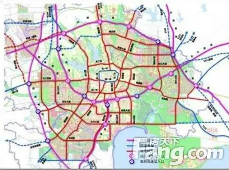 高新区)-新g206将构成合肥市域的又一环线,就此,一副描绘成型的"三环"