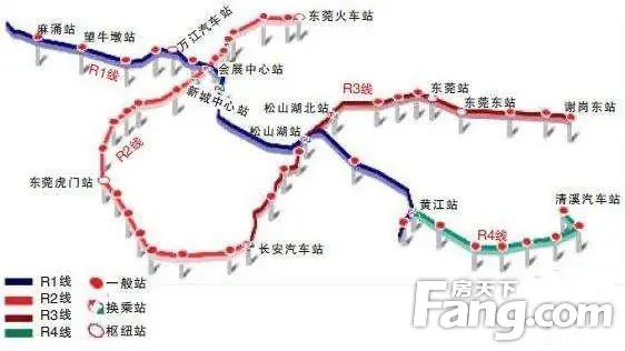 通车东莞市《2017年重大建设项目计划》中曝光东莞地铁1号线竣工时间