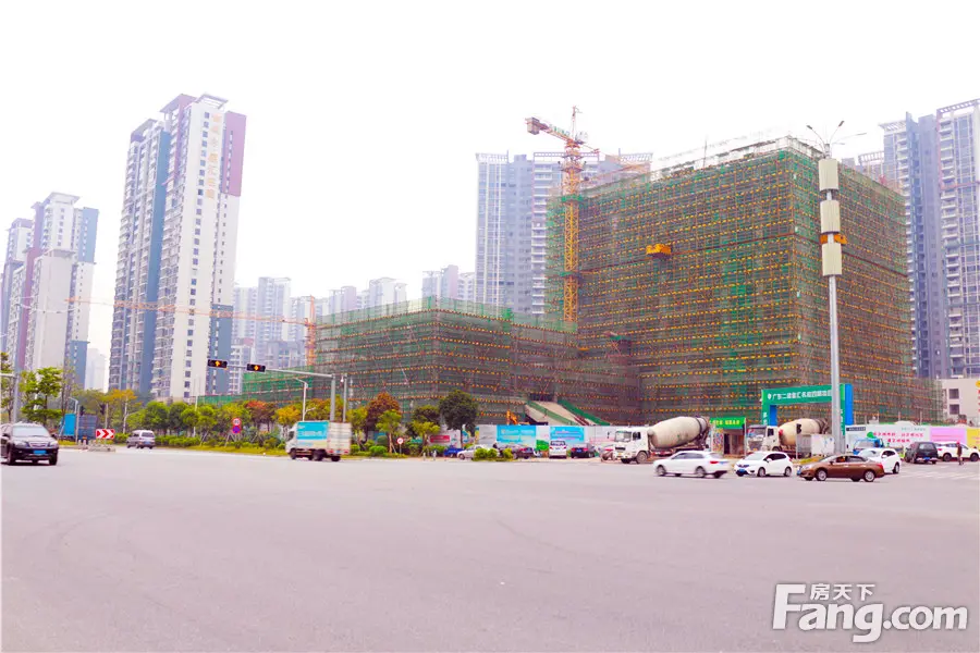 越秀星汇名庭四期商业施工中 进展实探-江门新房网-房
