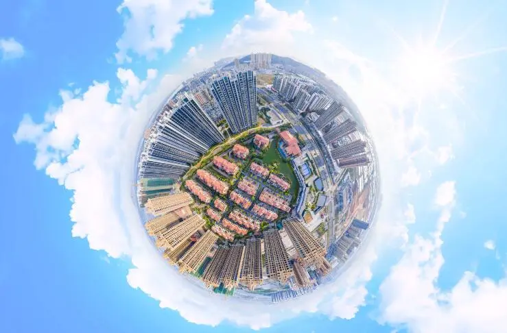 从天空中看楼盘 点击查看航拍>