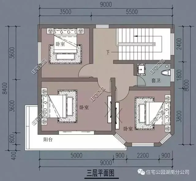 8x9米农村建房图纸,8米x9米二层别墅设计 面宽8米造价13万起,2018农村自建房,这10套户型最适合