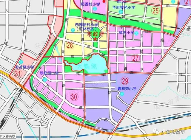 合肥政务区房价及奥体小学,50中新校分校学区划分分析