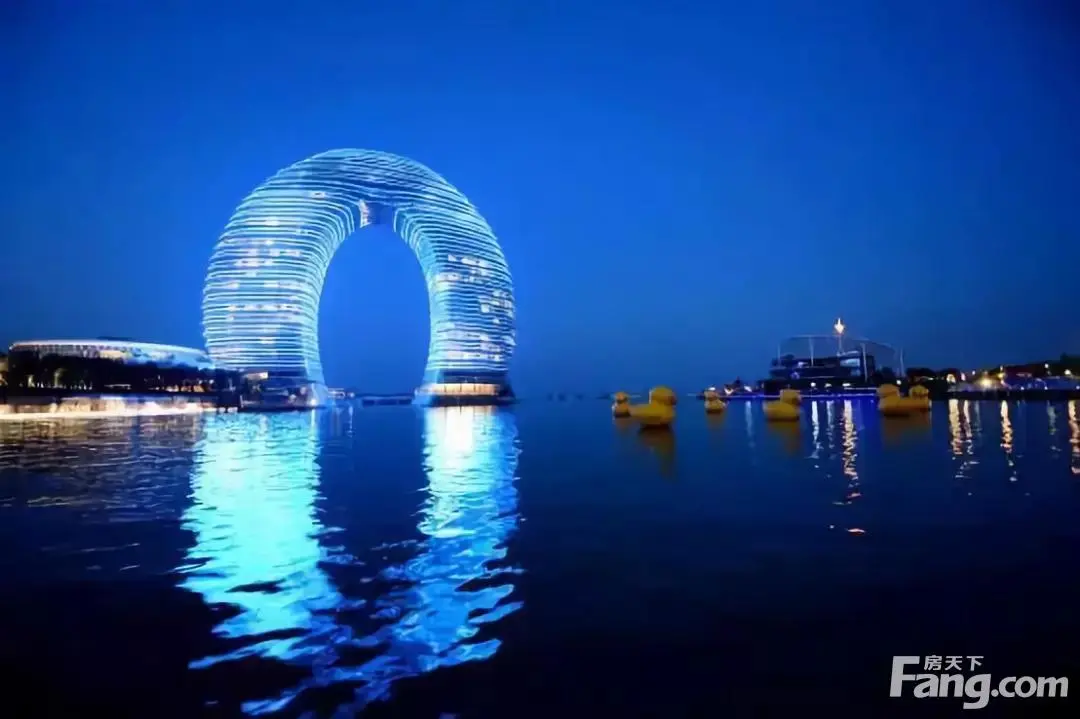 上海,你有你的东方明珠; 湖州,我有我的双子大厦 广东,你有你的