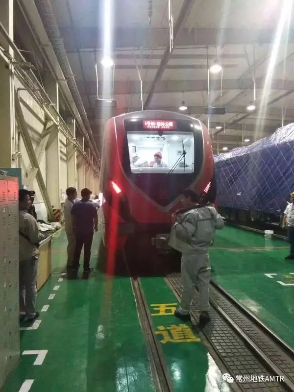 直击常州地铁1号线试车现场
