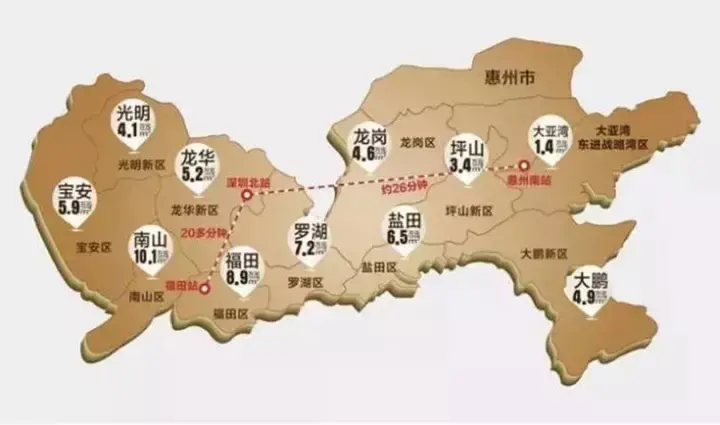 惠州处于楼高地市价值高地