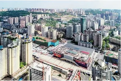 轻轨穿楼算什么?未来在沙坪坝逛商场可看高铁穿楼