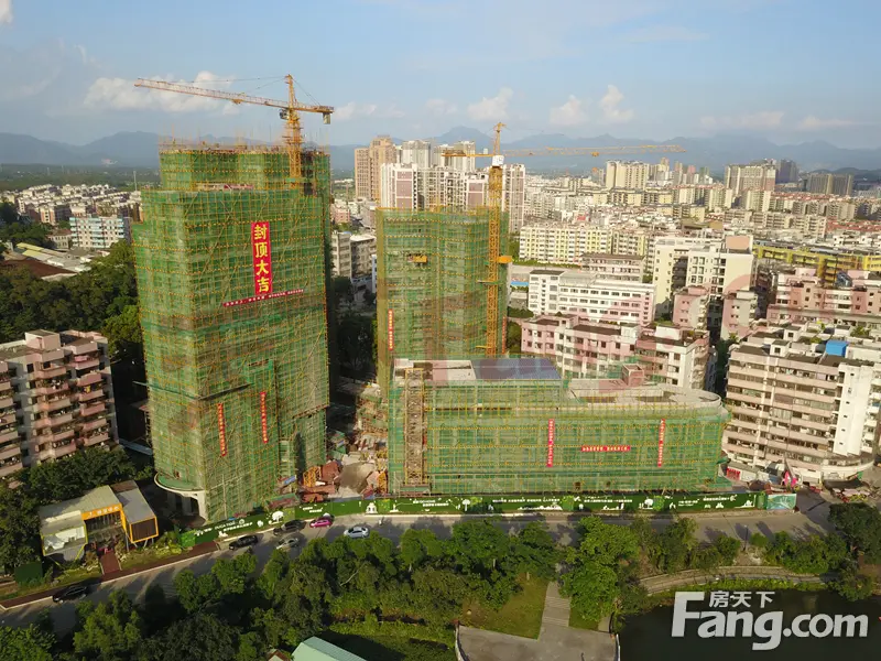 航拍图解 台山城区12大纯新盘现状!