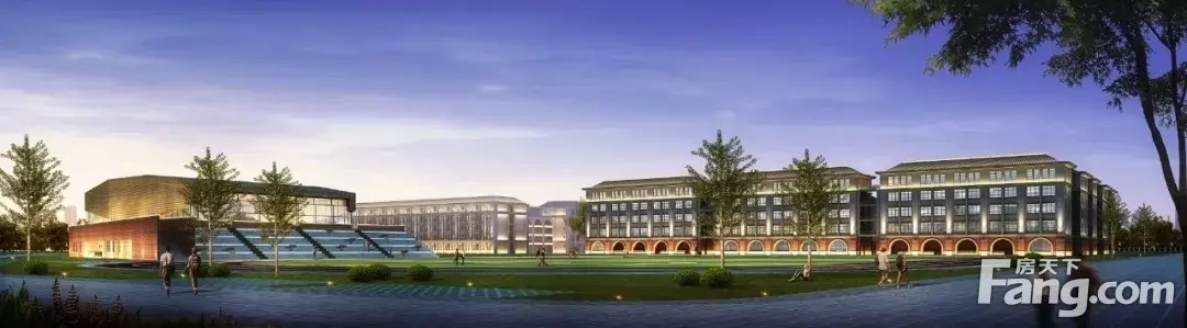 沭阳南部新城传智专修学院新校区效果图首次曝光,周边