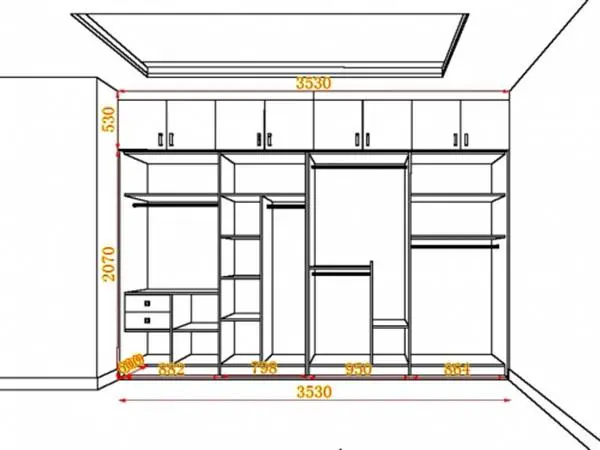 科普定制衣柜尺寸 格局攻略,这样打柜子,家里能塞下100床被