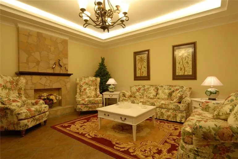 90平小三居温馨暖色系装修效果图大全 木色调