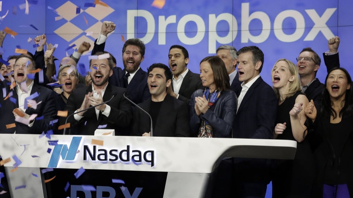 昨晚，Dropbox纳斯达克IPO，红杉资本早期投资单笔可赚20亿美元！