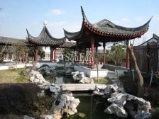 淀山湖畔,中式大宅,占地900平,院中可观淀山湖