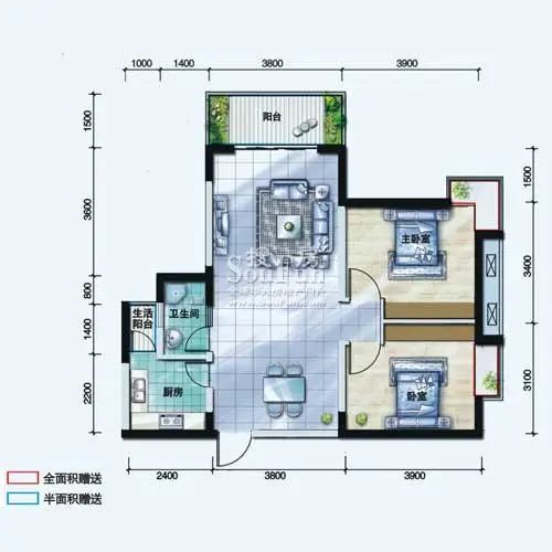 户型图1/1