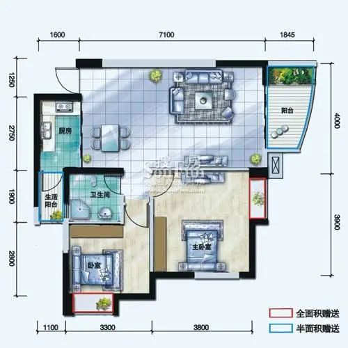 户型图1/1