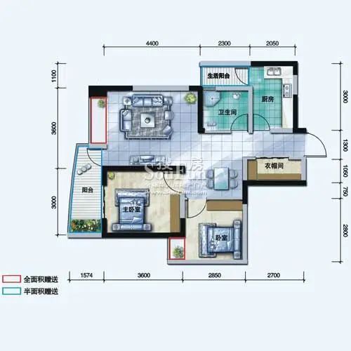 户型图1/1