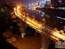 北滨路19年东南看江 看渝中半岛来福士洪崖洞