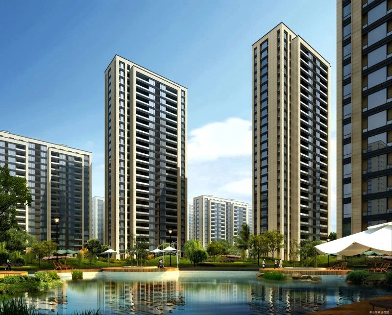 效果图:中心景观透视图