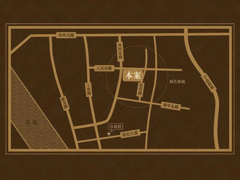 未来锦城交通图交通地图