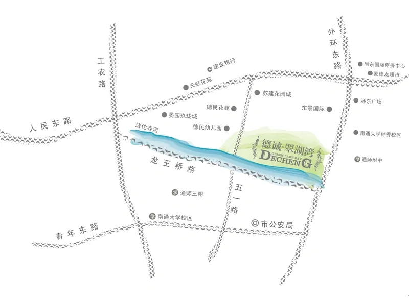 德诚翠湖湾交通图交通图