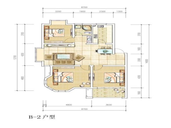 天晴花园户型图