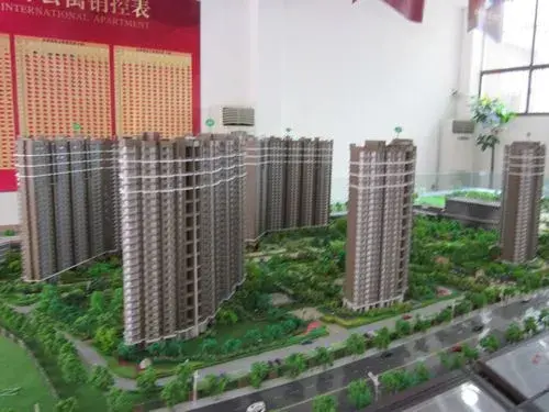 虹桥国际公寓效果图项目沙盘