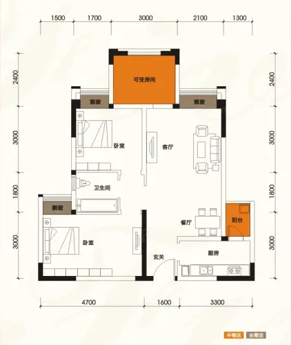 合能四季康城户型图