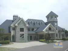 联排别墅,前后花园,江边别墅环境好,