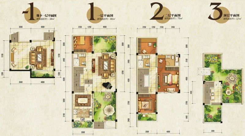 户型图1/2