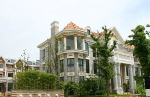 2号线地铁口,独栋别墅,外墙房东装修百万。