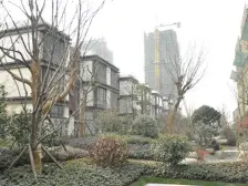 花园城旁 别墅小区 得房率好 毛坯 院子大