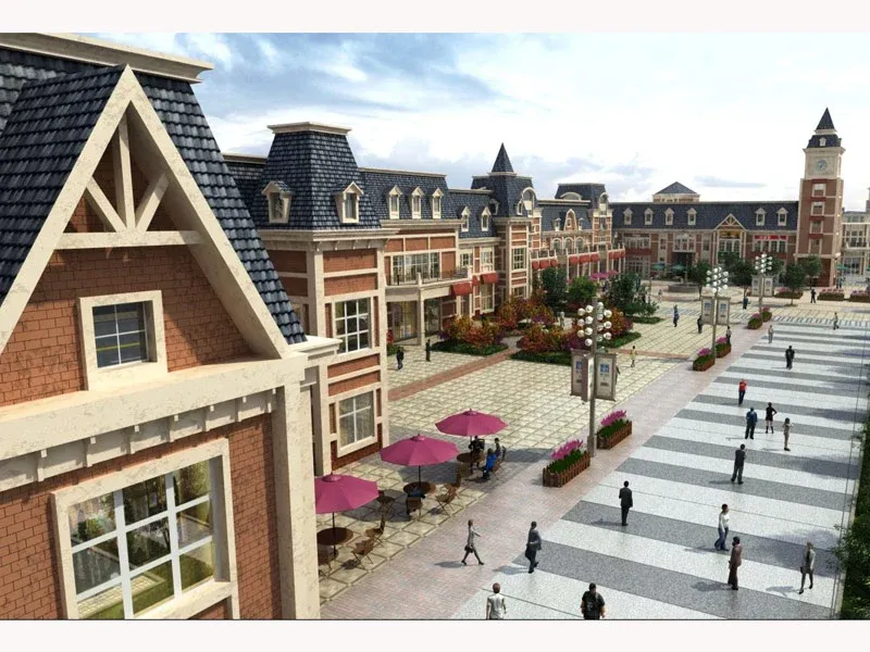 东方优山美地效果图商业街效果图 东方优山美地效果图商业街效果图