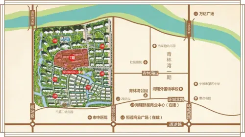 青林湾交通图7期区位图
