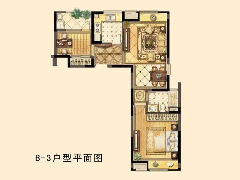 鹏润伊顿公馆户型图