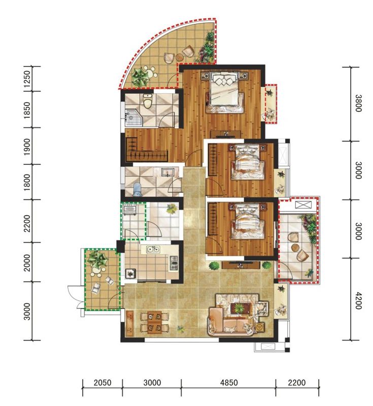 户型图3/3