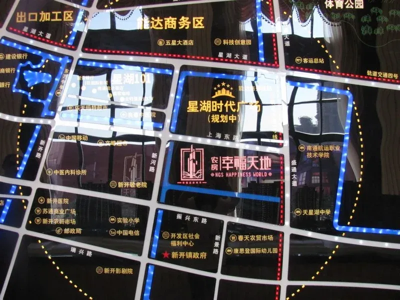幸福天地交通图交通示意图
