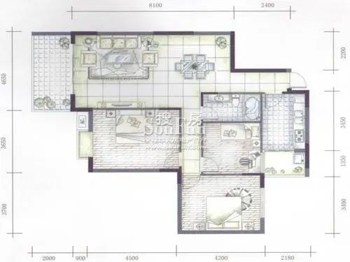 安云路樱花巷小区户型图