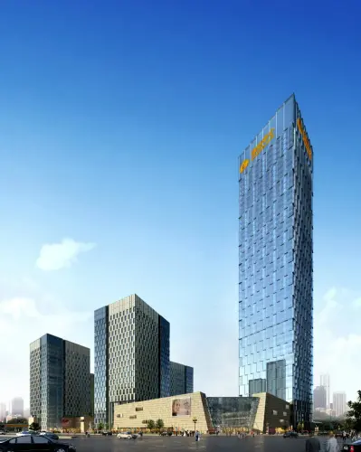 绿地中心效果图效果图